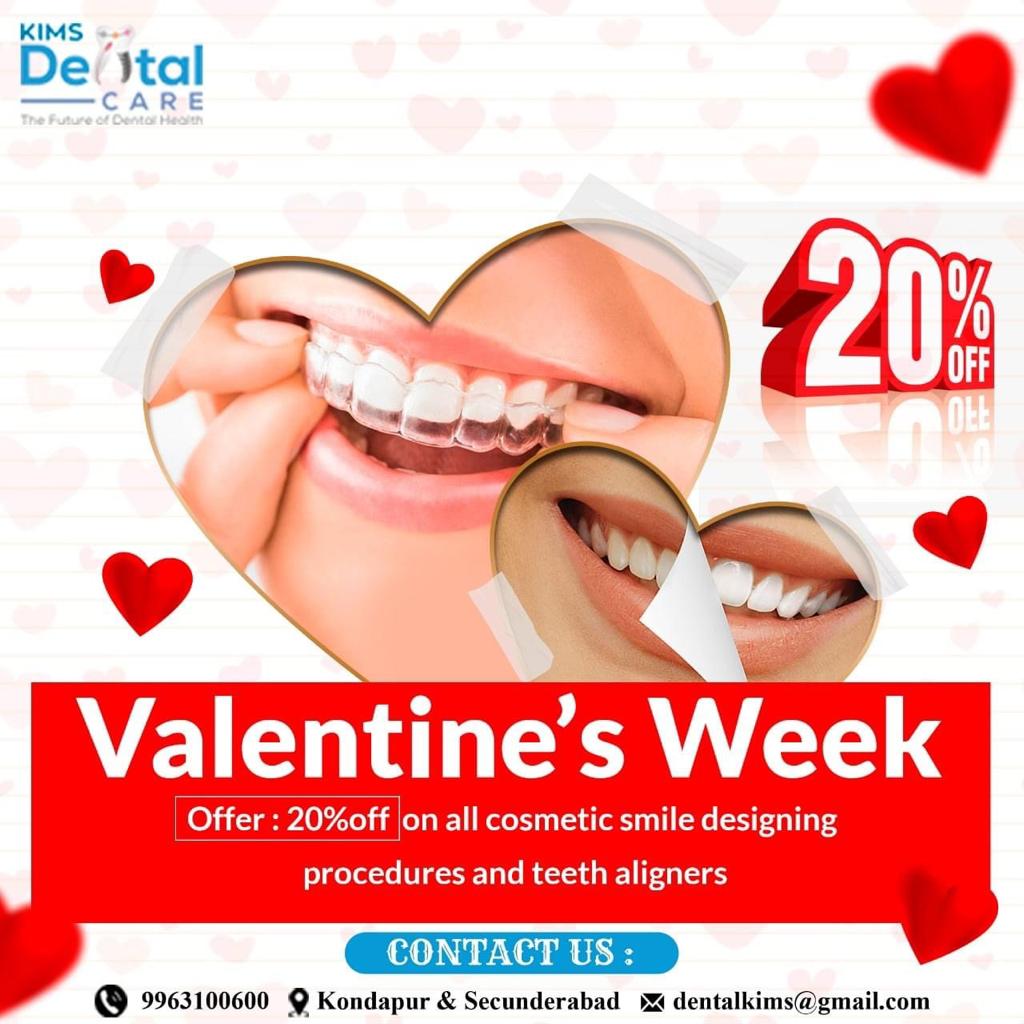 kims dental care valentine day offers